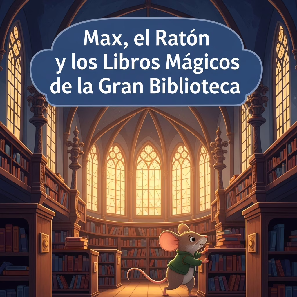 Max, el Ratón y los Libros Mágicos de la Gran Biblioteca