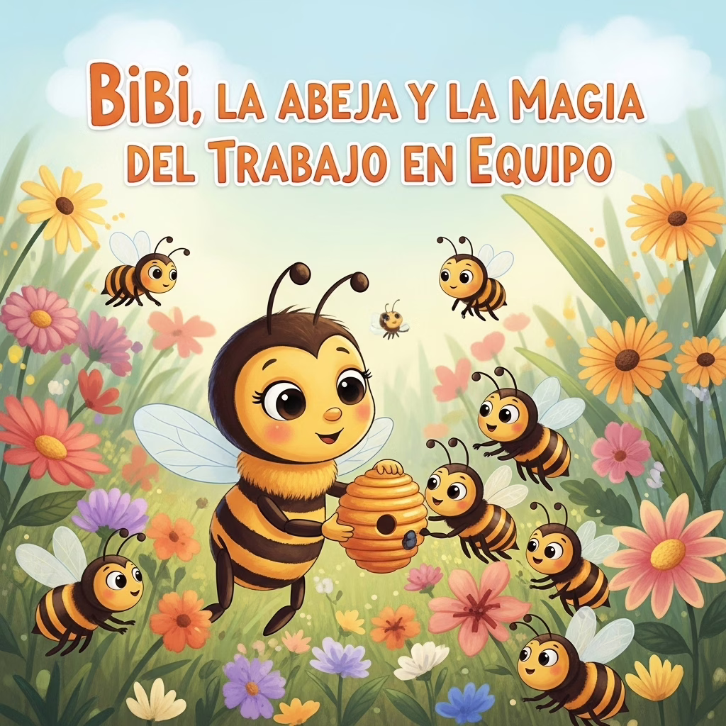 Bibi, la Abeja y la Magia del Trabajo en Equipo