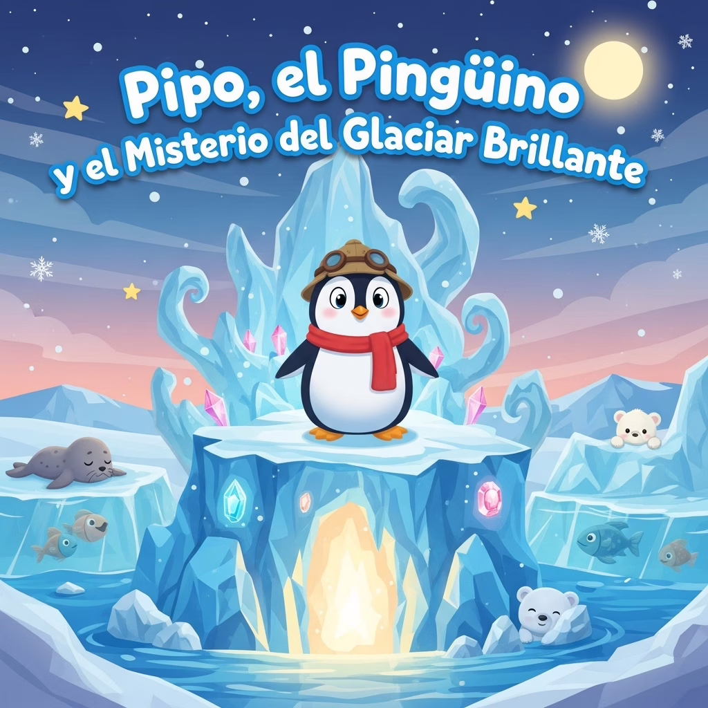Pipo, el Pingüino y el Misterio del Glaciar Brillante