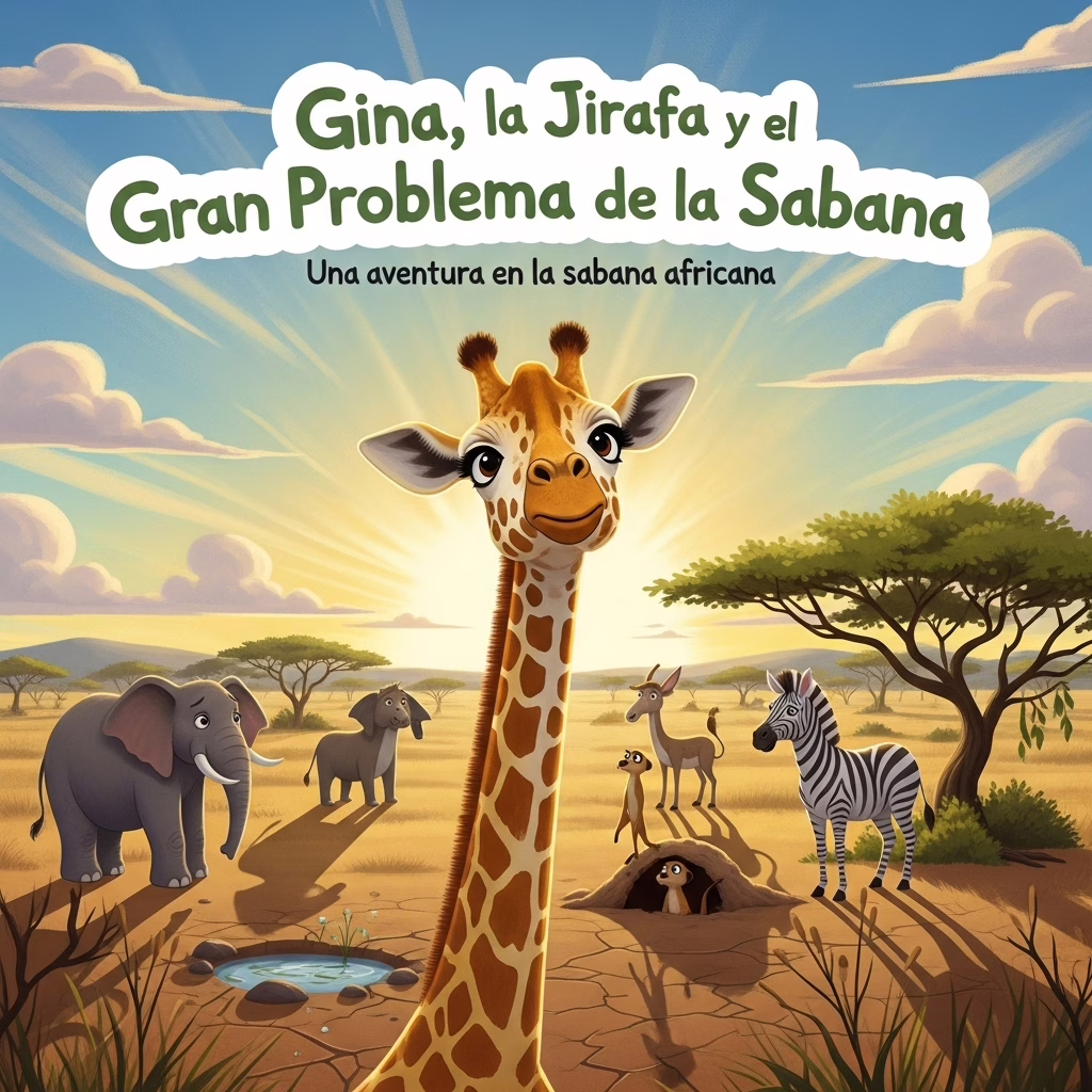 Gina, la Jirafa y el Gran Problema de la Sabana