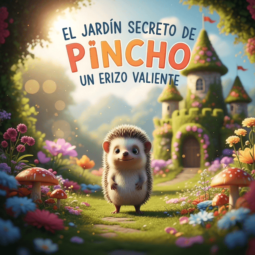 El Jardín Secreto de Pincho: Un Erizo Valiente