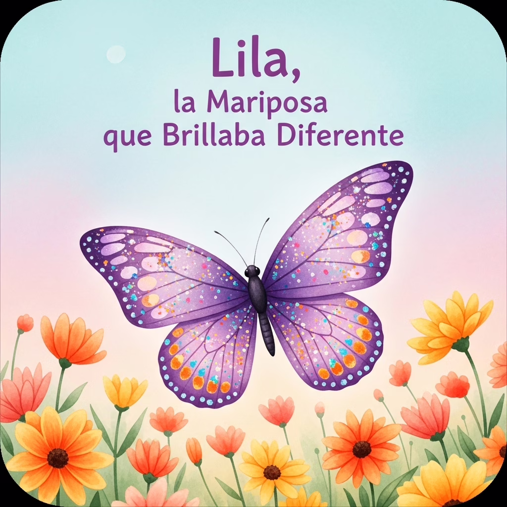Lila, la Mariposa que Brillaba Diferente