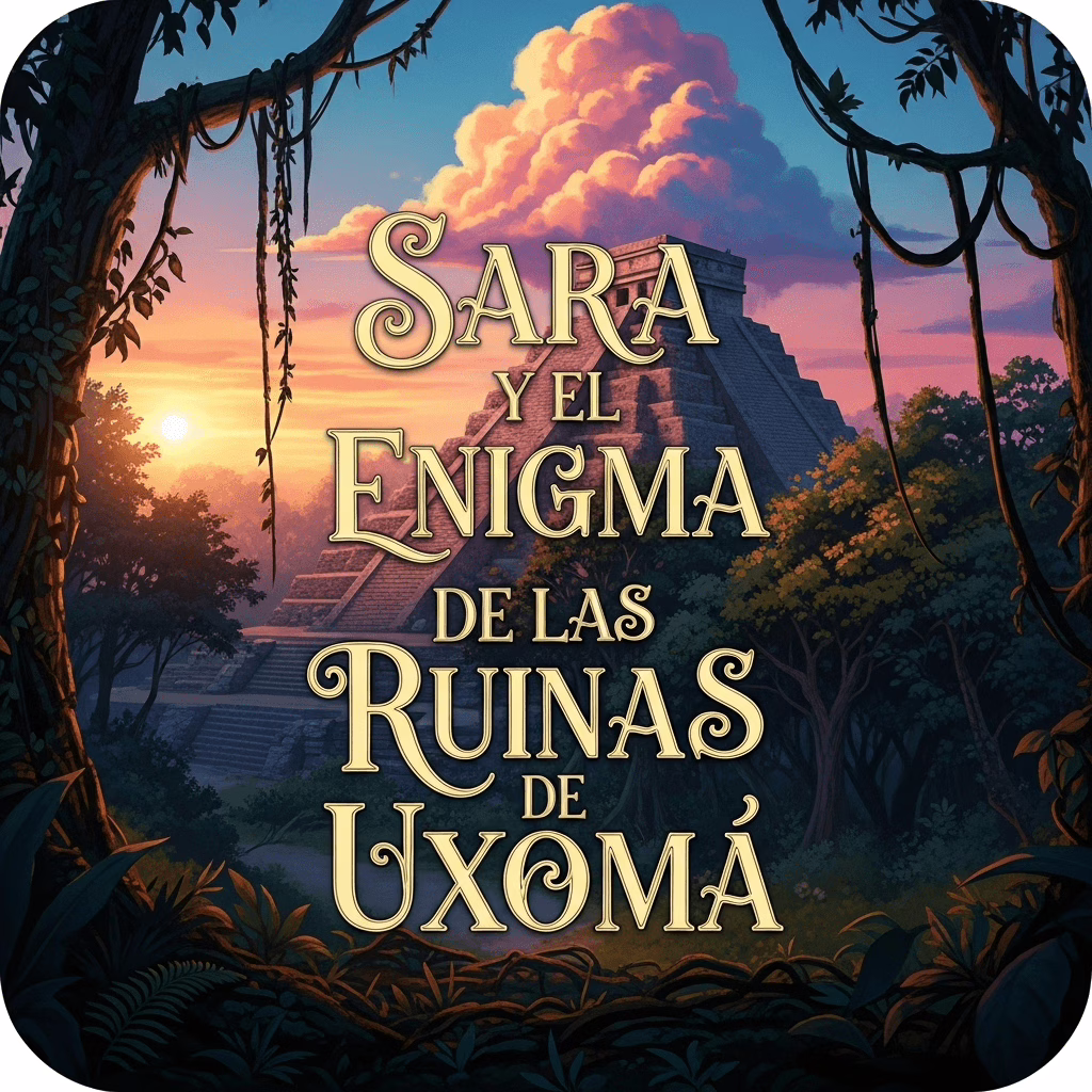 Sara y el Enigma de las Ruinas de Uxomá