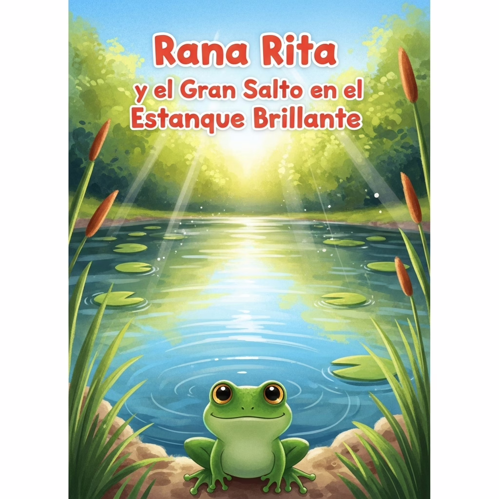 Rana Rita y el Gran Salto en el Estanque Brillante