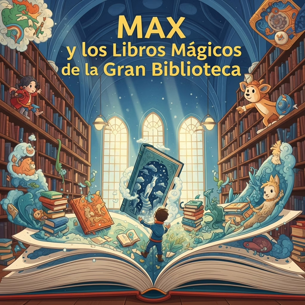 Max y los Libros Mágicos de la Gran Biblioteca