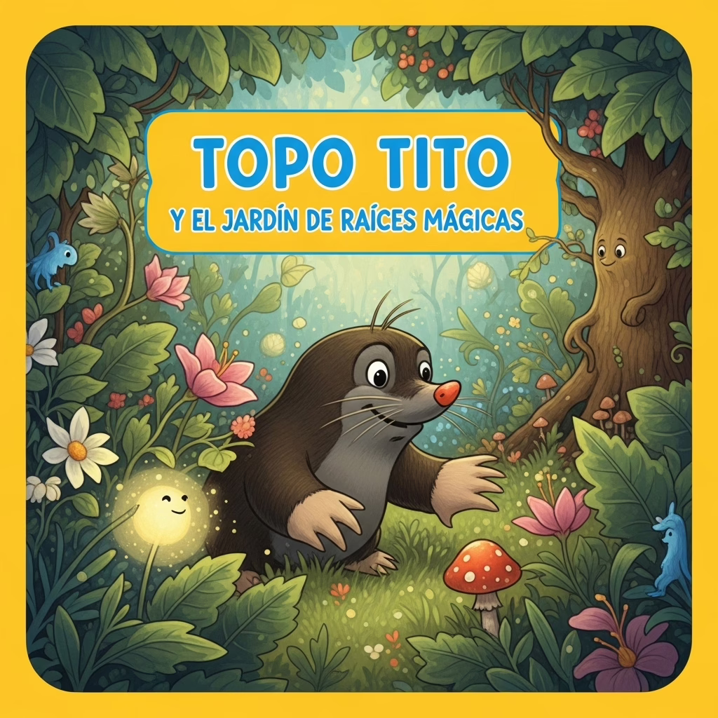 Topo Tito y el Jardín de Raíces Mágicas
