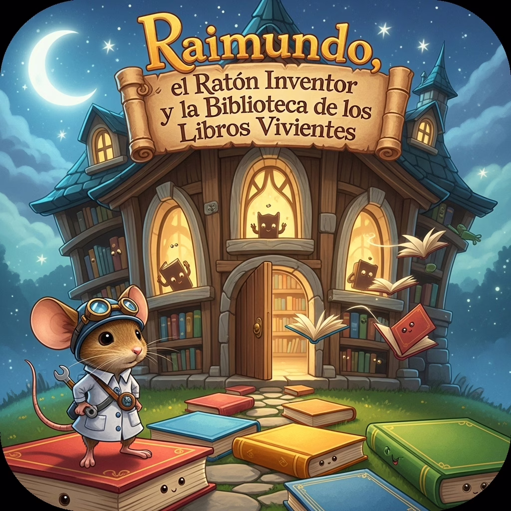 Raimundo, el Ratón Inventor y la Biblioteca de los Libros Vivientes