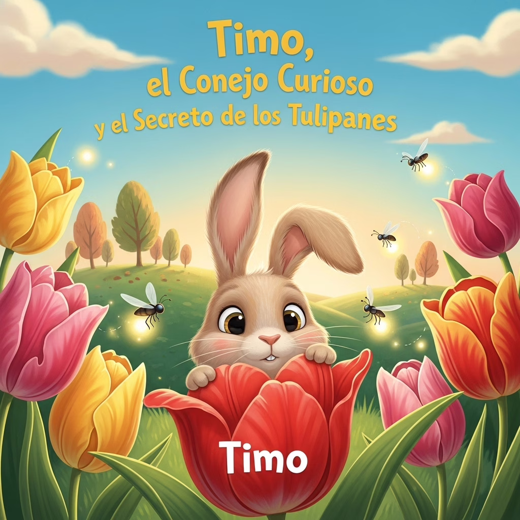 Timo, el Conejo Curioso y el Secreto de los Tulipanes