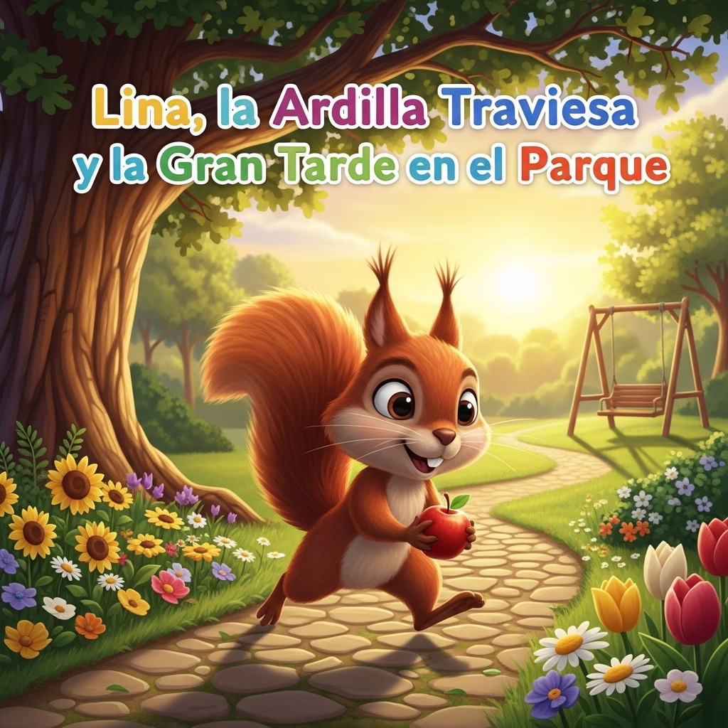 Lina, la Ardilla Traviesa y la Gran Tarde en el Parque